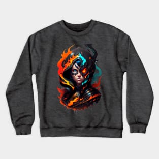 Fire starter artwork Crewneck Sweatshirt